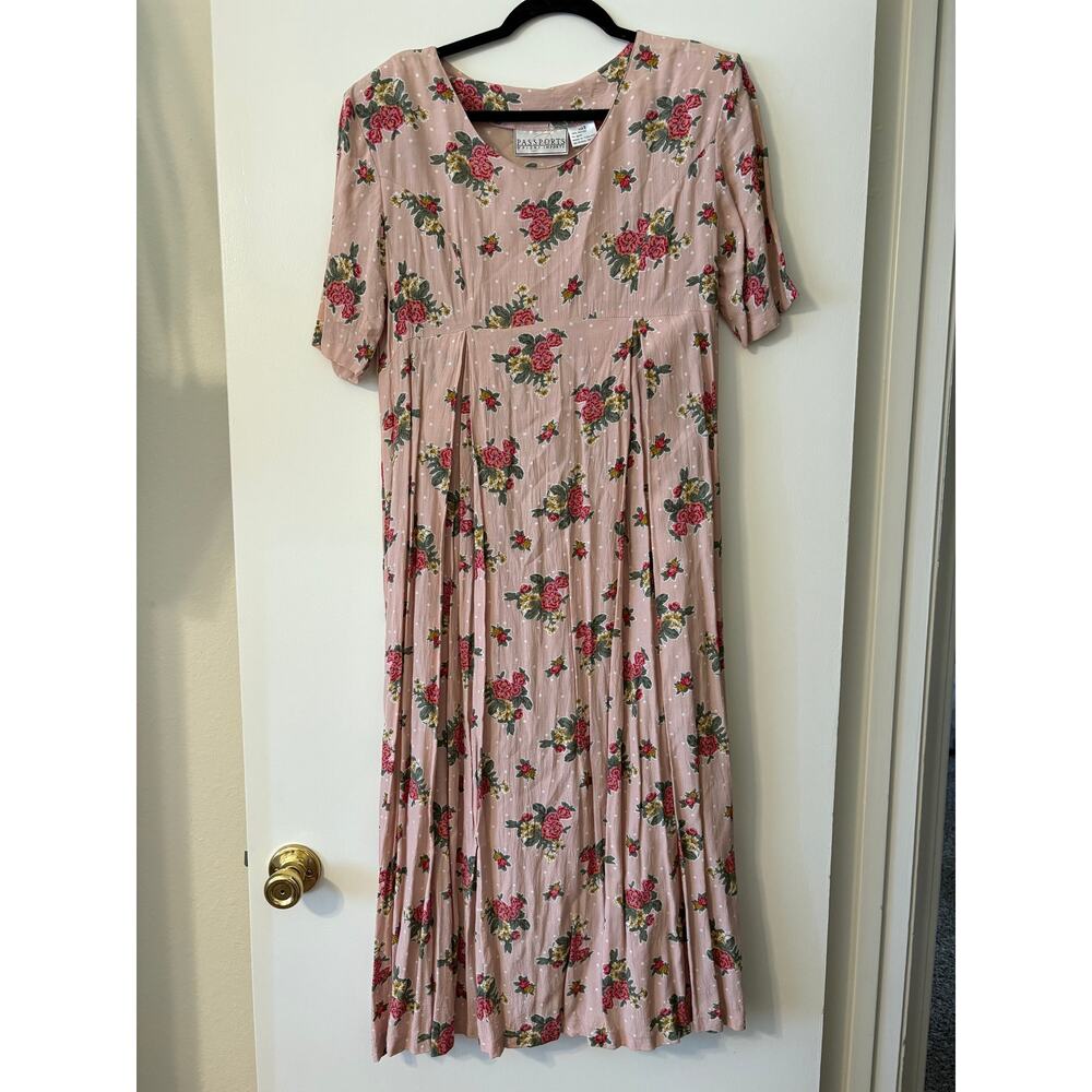 Pier 1 Imports Vintage Floral Print Midi Dress